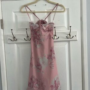 Princess Polly Pink Floral Slip Dress